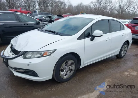 2013 Honda Civic Lx z USA, uszkodzony, nr VIN 19XFB2F50DE049098